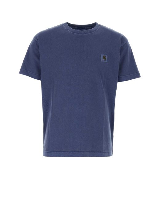 Carhartt Blue Air Force Cotton Oversize/Nelson T-Shirt for men