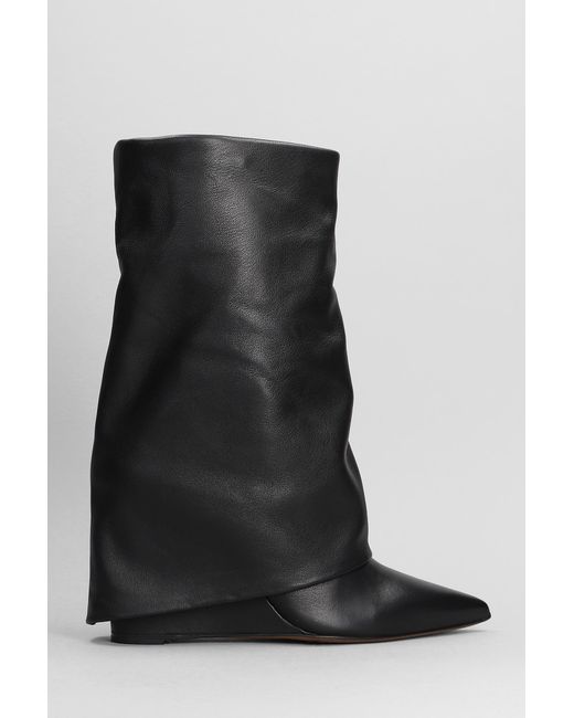 The Seller Boots In Black Leather
