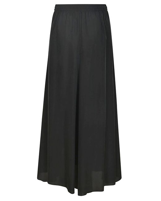 P.A.R.O.S.H. Black Straight Loose Fit Skirt