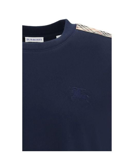 Burberry Blue Cotton T for men