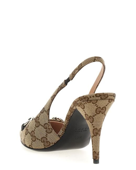 Gucci Metallic Polyester High Heel Pumps