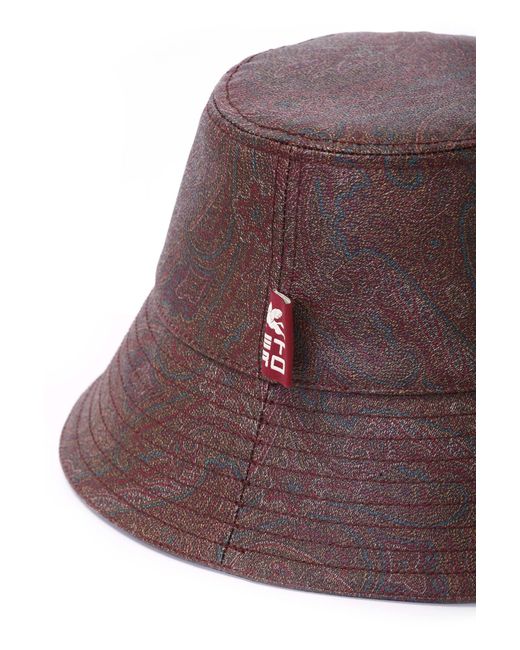 Etro Purple Bucket Hat Made for men