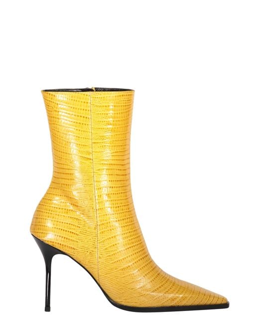 Missoni Yellow Leather Boots