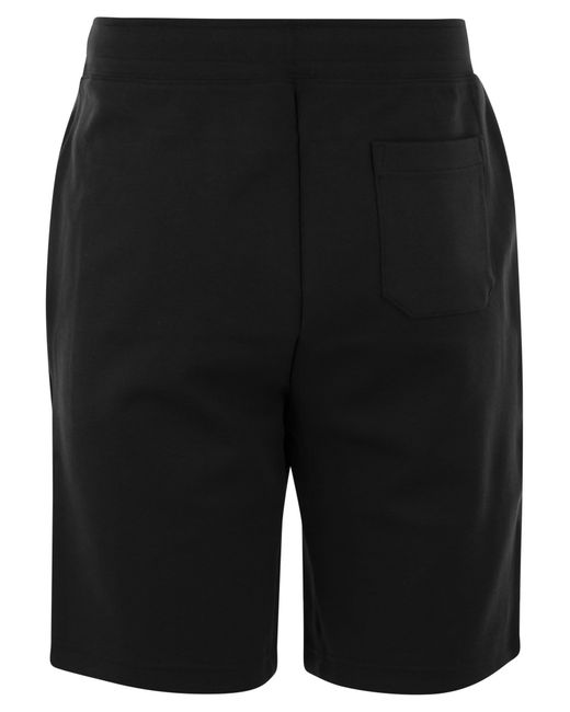 Polo Ralph Lauren Black Double-Knit Shorts for men