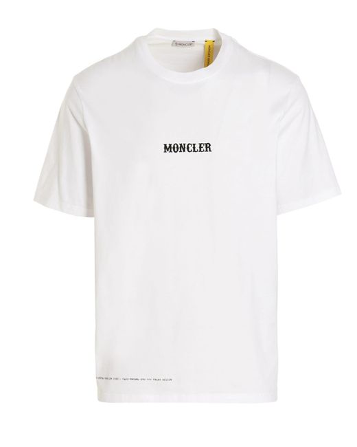 Moncler Genius T-shirt X Fragment in White | Lyst