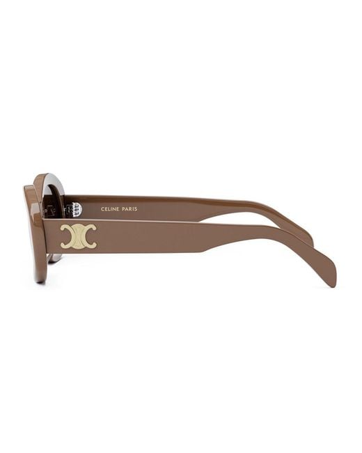 Céline Brown Triomphe Acetato Sunglasses