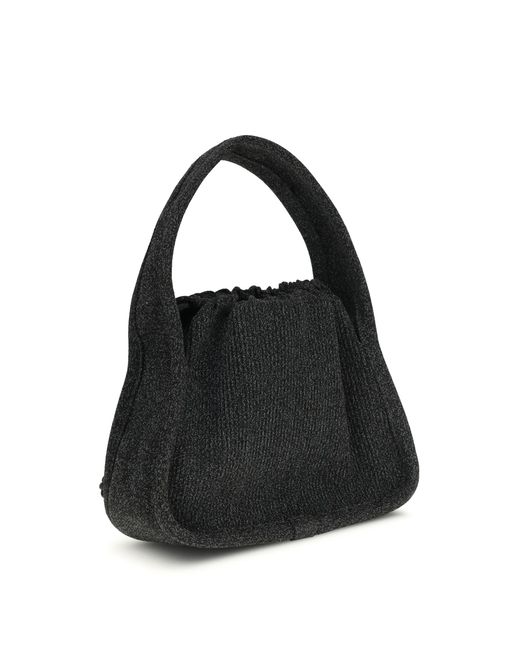 Alexander Wang Black Handbag Ryan Large Polyester Handbags