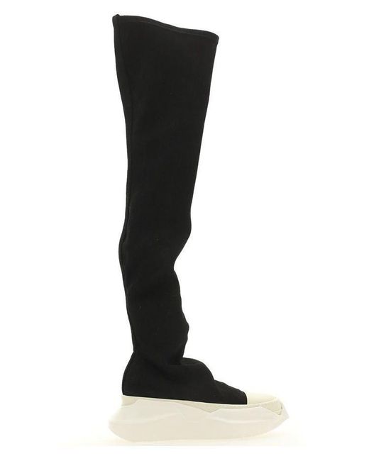 Rick Owens DRKSHDW Thigh-high Boots in Black | Lyst