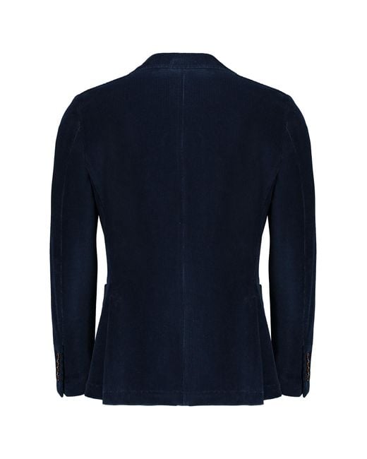Moorer Blue Elegant Dark Blazer, High Quality for men
