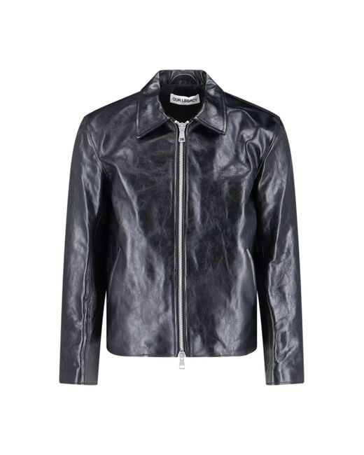 Our Legacy Blue Mini Jacket for men