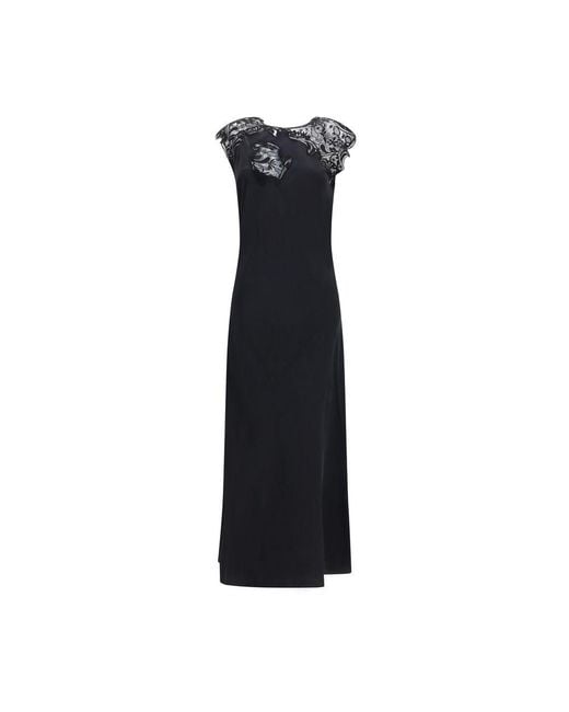 Ferragamo Black Silk Cocktail Dress