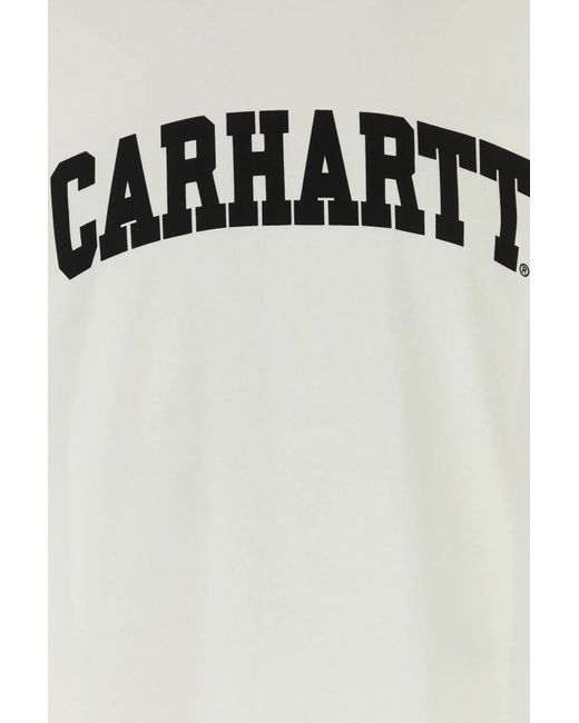 Carhartt Black Cotton S/S University T-Shirt for men