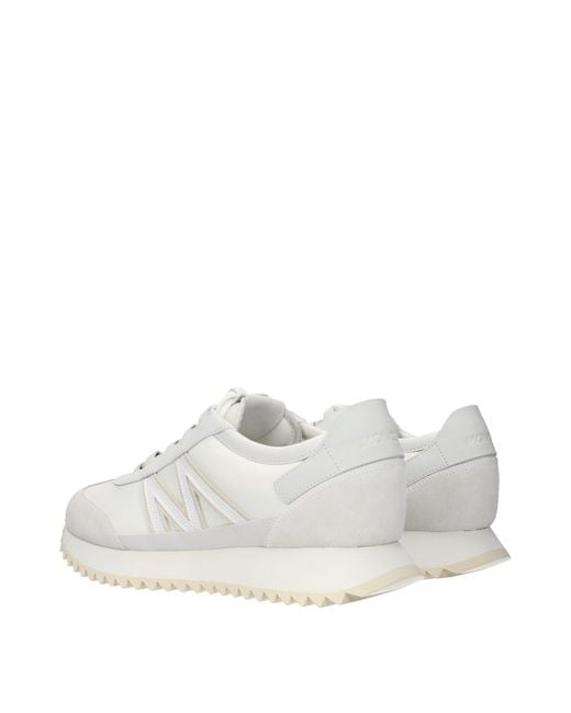 Moncler White Sneakers Pacey2 Leather/Light for men