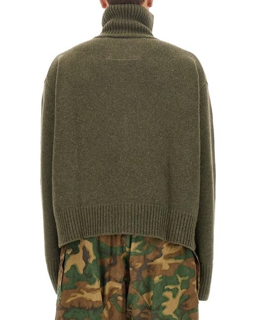 Givenchy Green Oversize Cashmere Shirt Jumpers for men