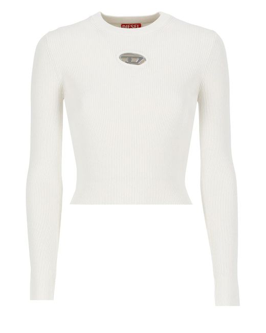 DIESEL White Sweaters