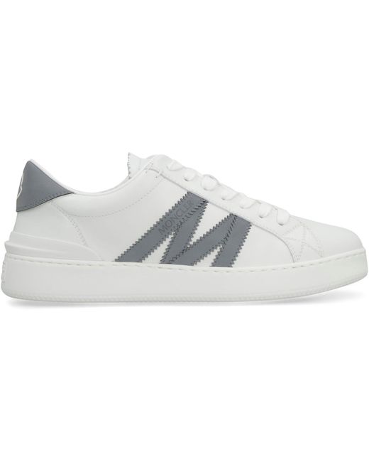 Moncler White Monaco M Low-top Sneakers