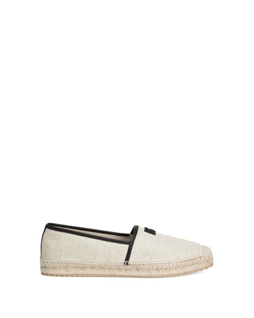 Dolce & Gabbana White Fabric And Nappa Espadrilles for men