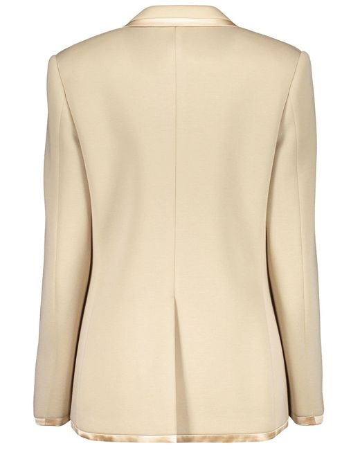 Burberry Natural Single-Breasted Two-Button Blazer