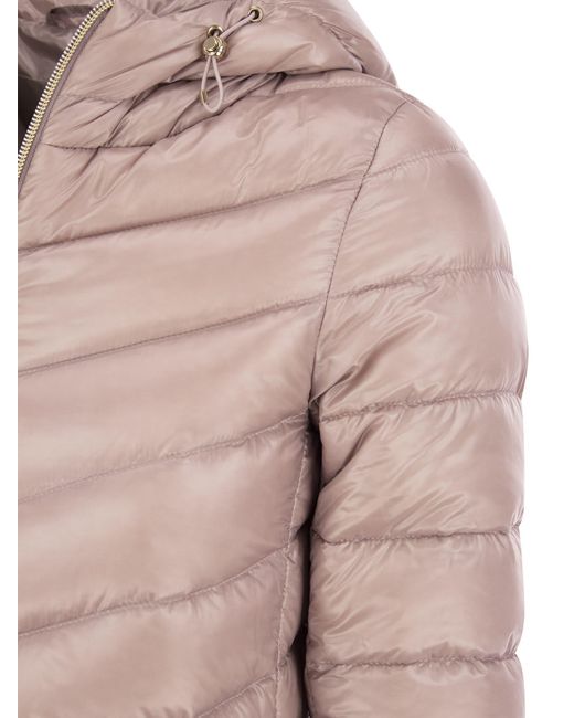Herno Pink Ultralight Nylon Resort Jacket