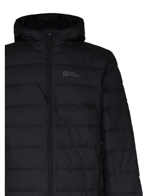 Jack Wolfskin Black Nylon Jacket for men