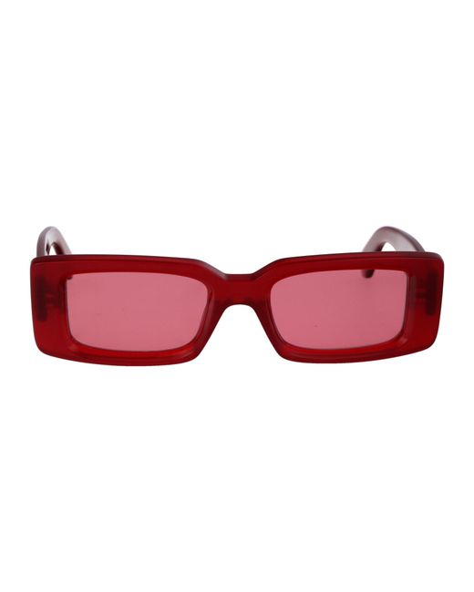 Off-White c/o Virgil Abloh Red Off- Sunglasses