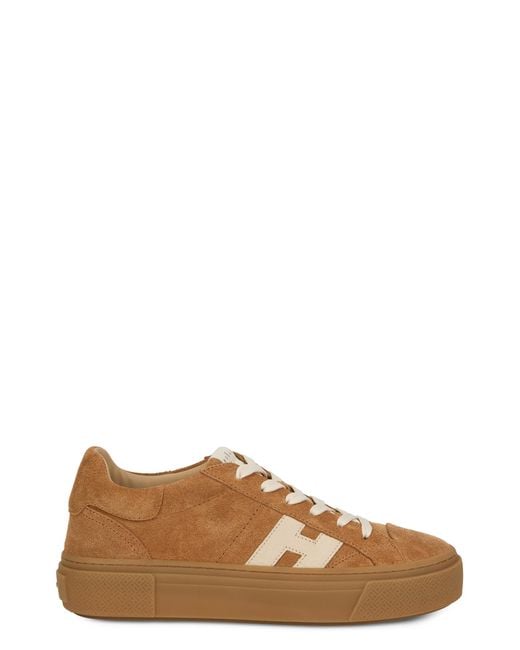 Hogan Brown Sneakers Polyamide Trainers