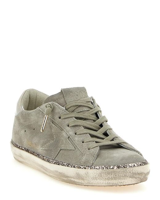 Golden Goose Deluxe Brand Gray Lace Up Sneakers