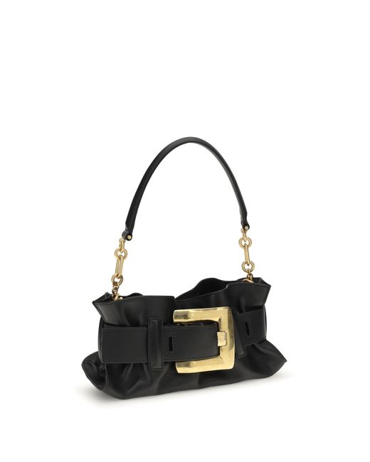 Balmain Multicolor Mini Anthem Bag Calfskin Leather Calf Suede Shoulder