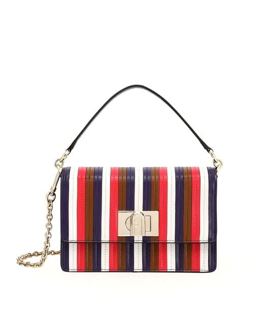 Furla Brown 1927 Logo Crossbody Bag Shoulder