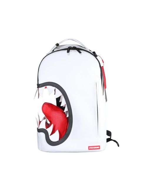 Sprayground Red Scream Shark Backpack for men