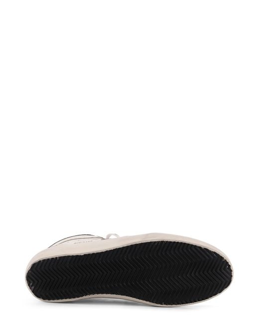 Golden Goose Deluxe Brand White Mid Star Double Quarter High-Top Leather Sneakers for men