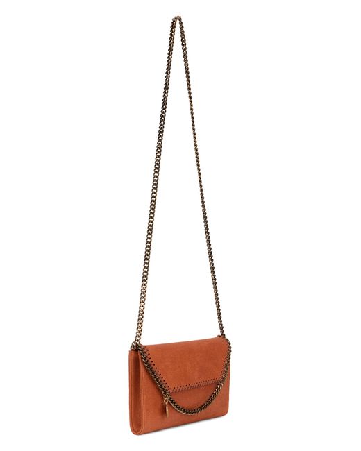 Stella McCartney Brown Shoulder Bag Falabella Polyester