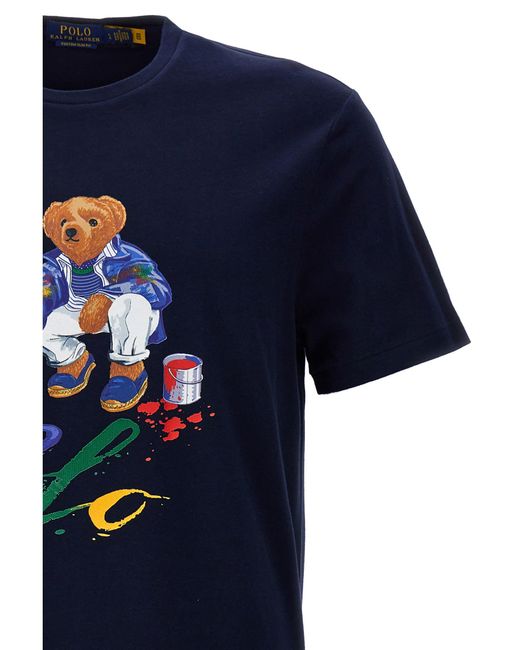 Ralph Lauren Blue Polo Bear T-Shirt