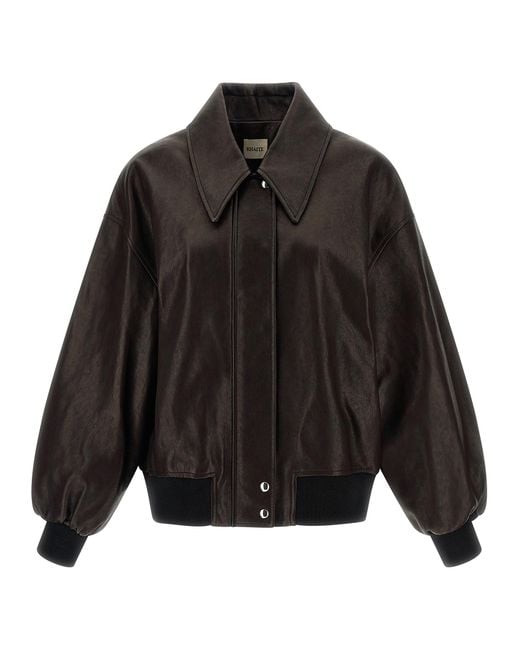 Khaite Black Shelman Jacket