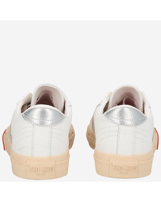 Pro Keds White Classic Leather Sneakers Trainers