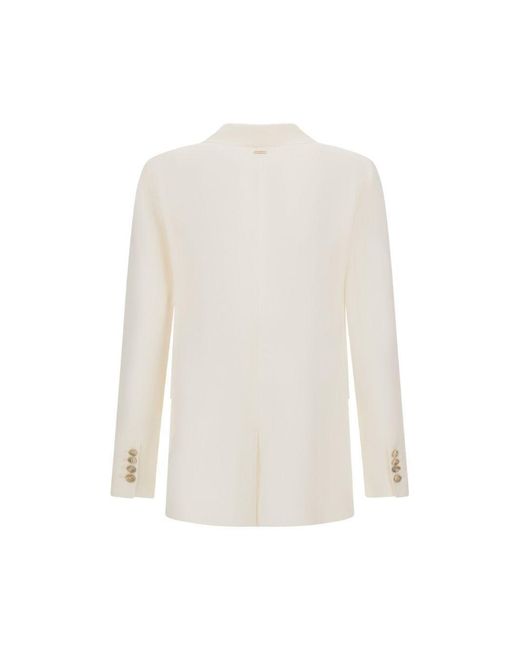 Herno Natural Blazer Linen Jacket