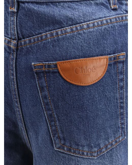 【関税&送料込】Chloe' Organic Cotton Jeans Chloé Organic Cotton Jeans in Blue | Lyst