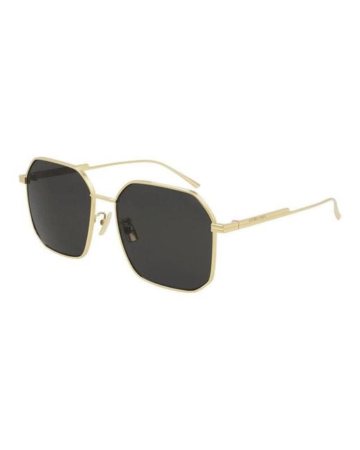 Bottega Veneta Black Sunglasses Square Full Rim, Frame And Lens Bv1108Sa001 Default Title