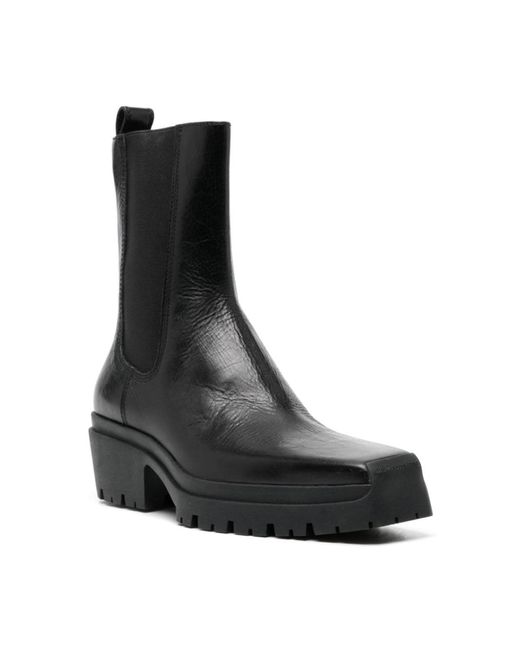 Alexander Wang Black Terrain 45 Moto Boots
