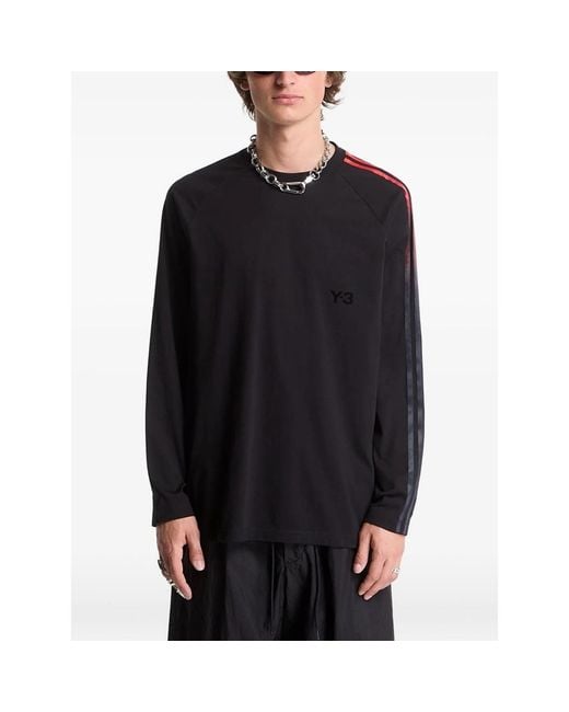 Adidas Black Sweater Y-3 Outer: Cotton; Trims: Cotton Sweatshirts for men