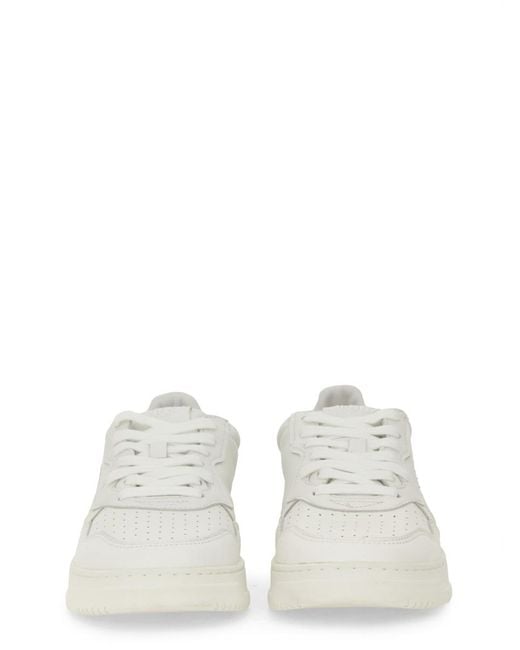 Autry White Medalist Low Sneaker Goat Leather Trainers for men