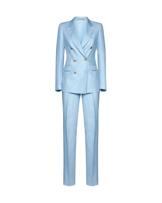 Tagliatore Blue Two Piece Tailored Suit