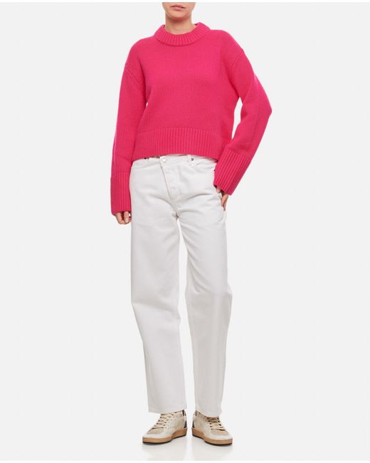 Lisa Yang Red Sony Cashmere Sweater