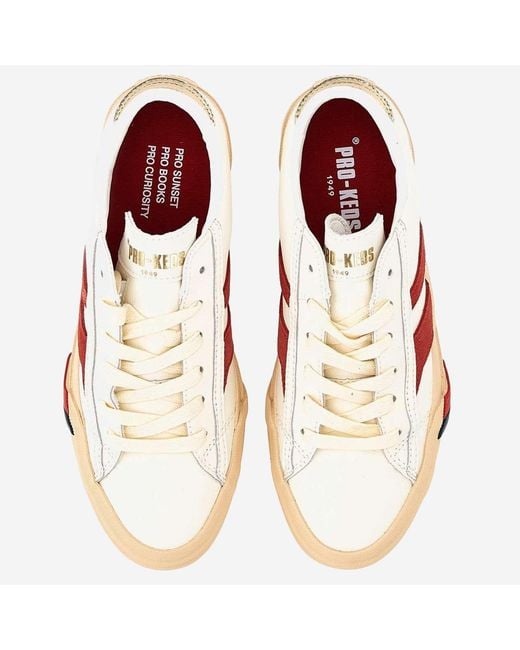 Pro Keds Red Royal Classic Leather Sneakers Upper: Ac-Leather Trainers