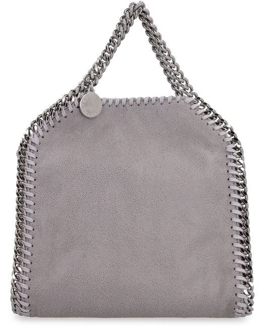 Stella McCartney Gray Mini Tote Bag Falabella Polyester