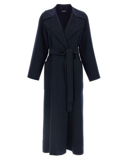 Max Mara Blue Doris Coat