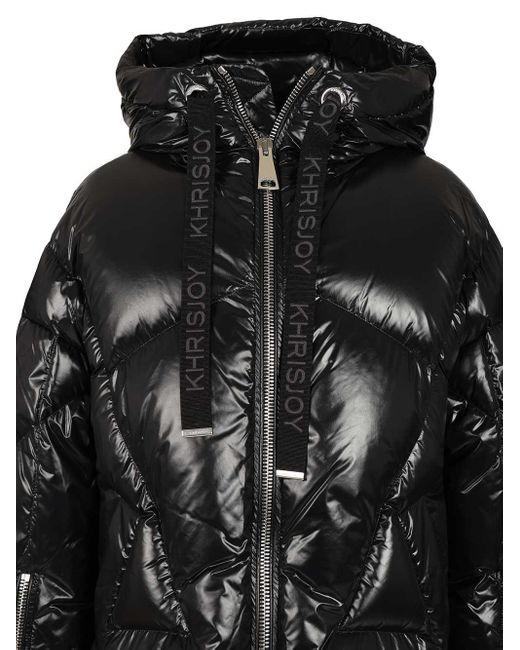 Khrisjoy Black "Iconic Milano" Down Jacket