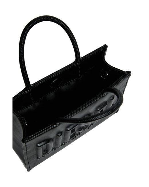DIESEL White Mini Shoulder Bag Polyurethane