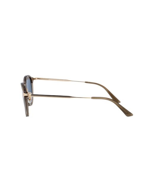 Montblanc Blue Mb0362 Logo Sunglasses Accessories for men