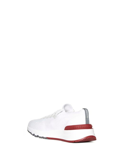Brunello Cucinelli White Chinã Sneakers for men